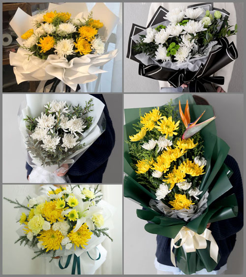四川达州万源市大沙乡白事花束代送